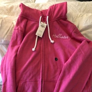 NWT Hollister Zip Up Hoodie Size Adult Large